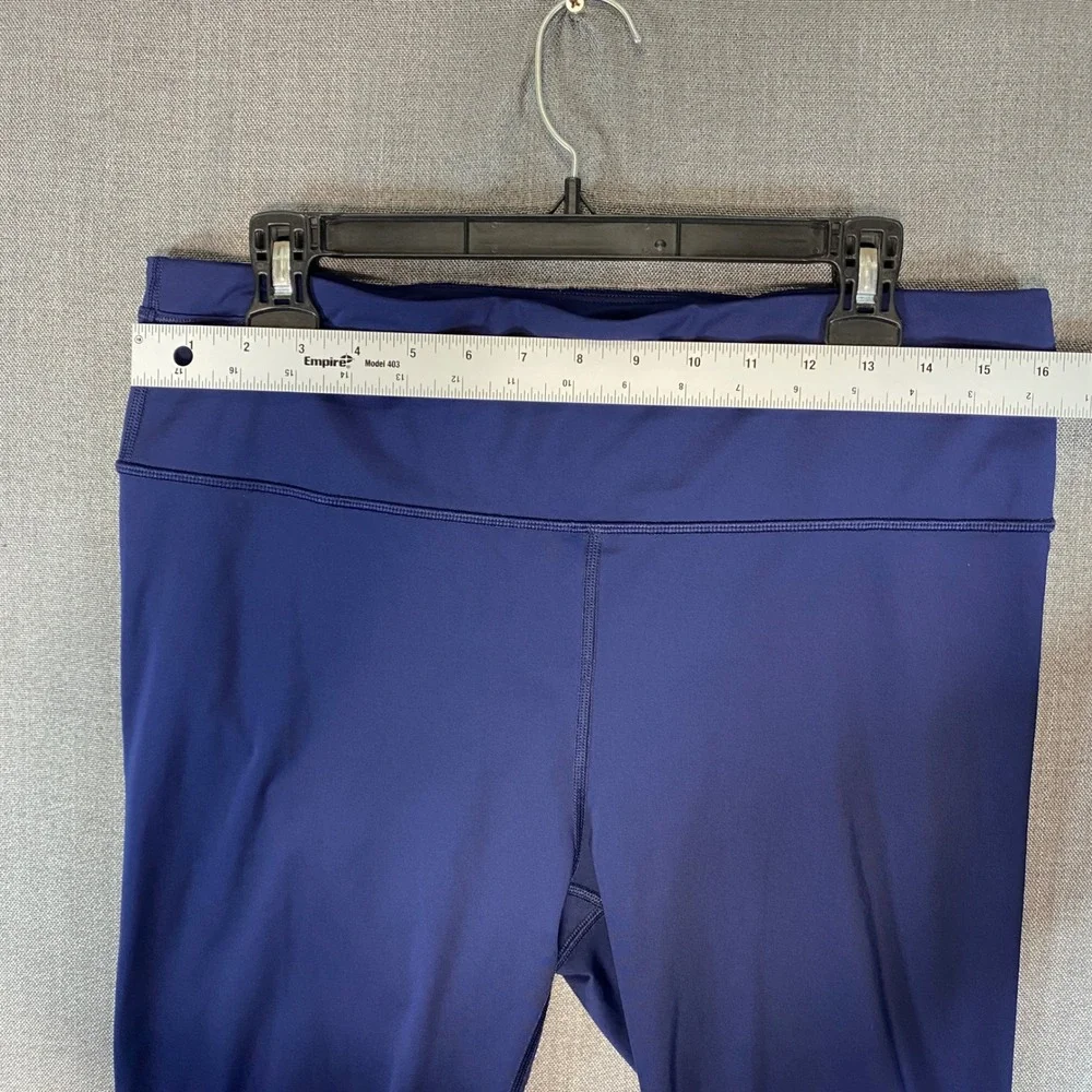 Athleta Accelerate 7/8 Tight Navy Blue Leggings‎ XL 566727-03 SU20